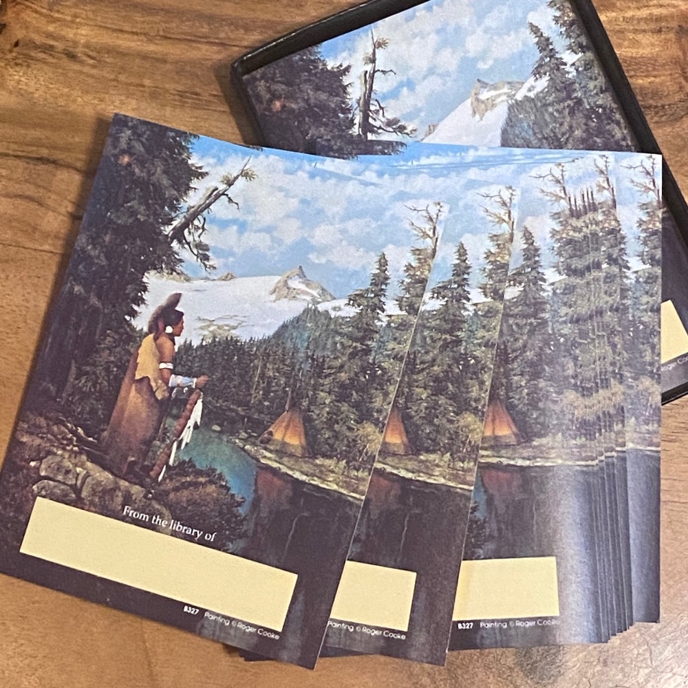 Vintage bookplates. Featuring Artwork by Roger Cooke
